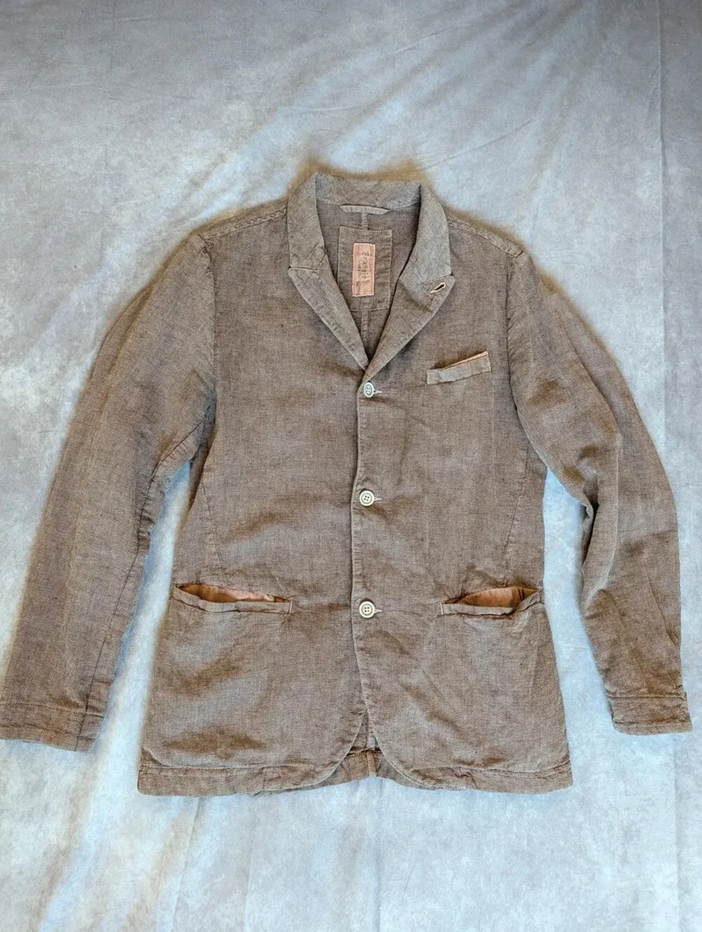 Dyed Linen Blazer